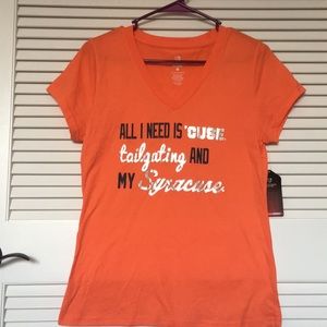 Syracuse university V neck T-shirt